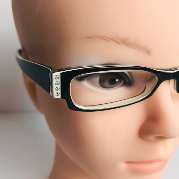 Lafont Eyeglass Frame Nadja 009 Black Rhinestones - Picture 4 of 6